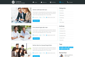 Web Desinger PSD Website Template