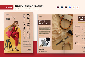 Elegant Fashion Catalog Brochure, a Brochure Template by twinstd