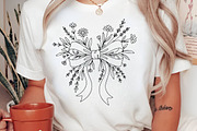 Coquette Flowers Sublimation Design, an Illustration by Libby Wishes (Thumbnail 2 of 4)