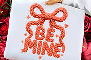 Yarn Be Mine Coquette Bow Valentine, an Illustration by Craft Nest (Thumbnail 1 of 7)