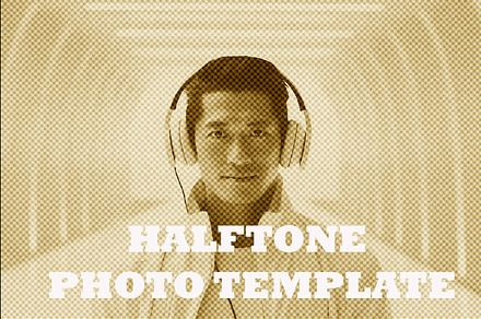 Halftone Photo Effect