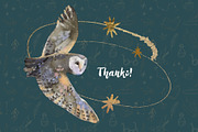 Magic owls: 280 elements for design, an Animal Illustration by Shusha Guna Art (Thumbnail 23 of 23)