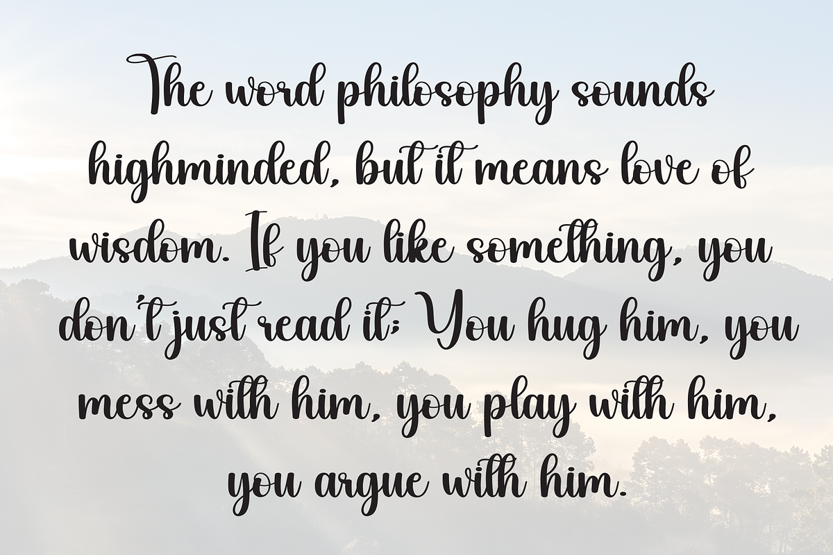 Lady | Script Font, a Handwritten Font by Scratchones (Photo 6 of 9)