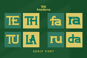 The Ariadama Serif Fonts