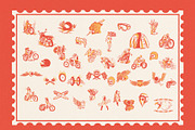 40 Illustrations + 2 font use, a Sport Illustration by Southerntown (Thumbnail 3 of 3)