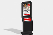 Digital Kiosk Mockup, an Advertising Mockup by Unerispace (Thumbnail 2 of 5)