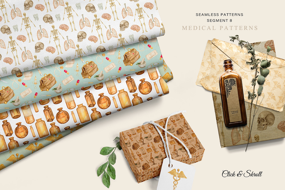 Medicine Vintage collection, a Healthcare Illustration by CrystalinaShop (Photo 9 of 10)