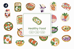 Healthy Food Illustration