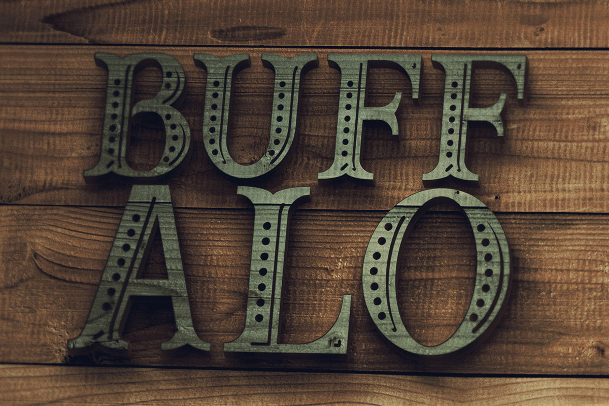 Buffalo Typeface preview 5
