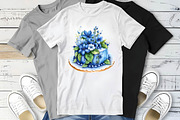 3d Vibrant Birthday Cake Clipart, an Illustration by Wow Magic (Thumbnail 1 of 4)