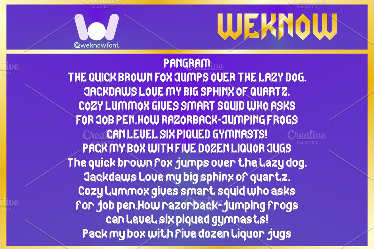 Thunder Bird Font, a Font by weknow (Photo 6 of 8)