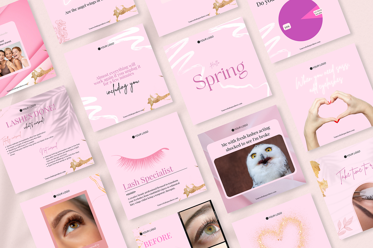 Lash Technician Template | Canva, a Social Media Template by The Social Stuff (Photo 5 of 9)