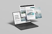Laptop Screen Website Mockup, a Wearable Device Mockup by graphicsecond (Thumbnail 5 of 5)
