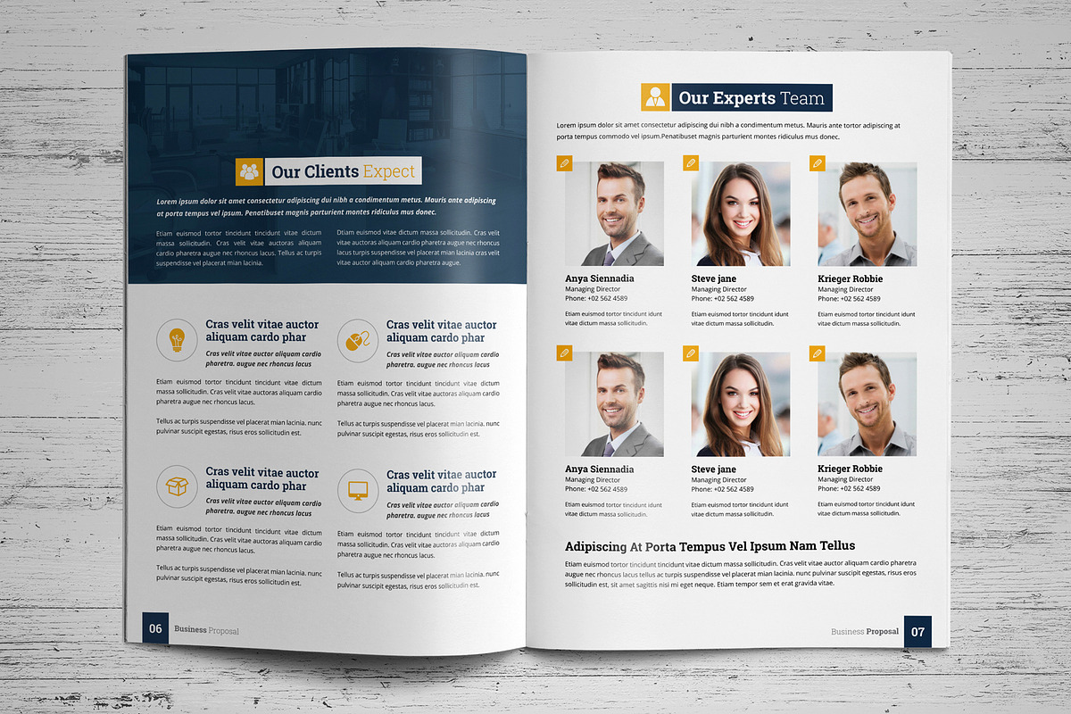 Business Proposal Template V2, a Brochure Template by JanySultana (Photo 4 of 14)