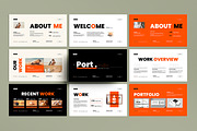 Portfolio Presentation Template, a Presentation Template by MightyDesign (Thumbnail 1 of 8)