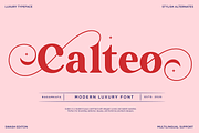 Calteo - Luxury Serif for Branding, a Serif Font by RagamKata (Thumbnail 1 of 11)