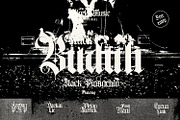 Rajjah Familia - Blackletter family, a Blackletter Font by creativemedialab (Thumbnail 6 of 10)