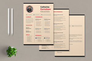 Resume Template, a Resume Template by MightyDesign