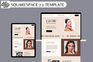 Squarespace Beauty Website 7.1