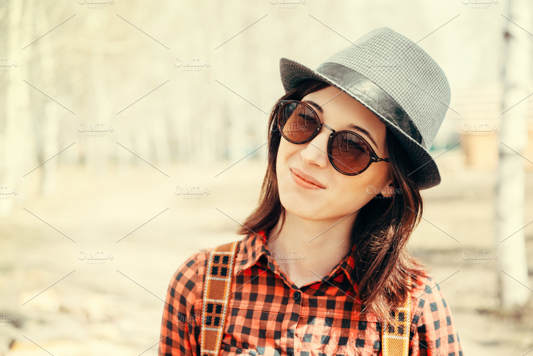 Beautiful hipster girl, a Person Photo by P&G