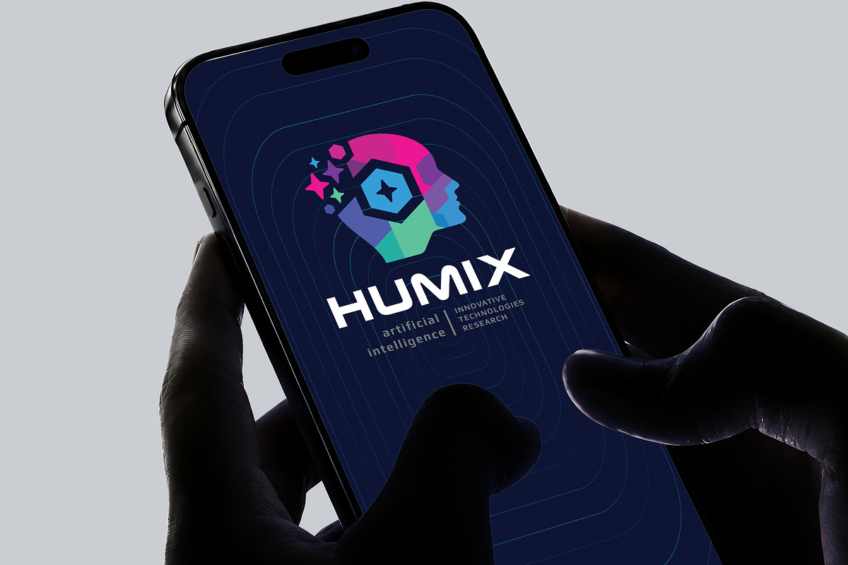 Human Head Ai Tech Logo, a Branding & Logo Template by Design_Planet (Photo 4 of 4)