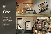 Sorre - Customisable Device Mockups, an iPhone Mockup by Dirtytemp Studio (Thumbnail 1 of 15)