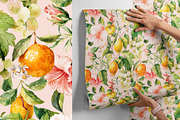 Citrus mood-summer seamless patterns, a Pattern Graphic by Pamyatka Shop (Thumbnail 7 of 13)