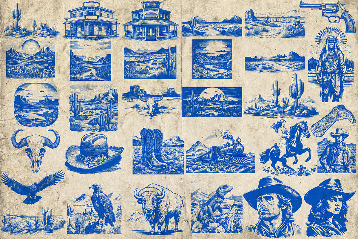 300+ Wild West Western illustrations, a Graphic by Craftsy Crafters (Photo 5 of 13)