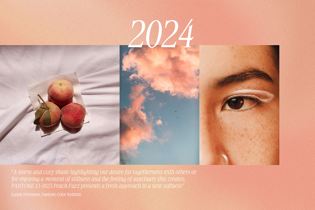 Peach Gradient Texture Backgrounds, a Texture Graphic by Oksana Trygub (Photo 2 of 9)