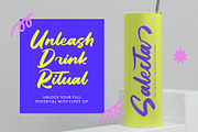 Dhaily Cluter - Bold Brush Font, a Script Font by Letterena Studios Script (Thumbnail 9 of 15)