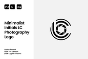 Minimalist Letter LC Photograph Logo, a Branding & Logo Template by Luxury Logos (Thumbnail 1 of 4)