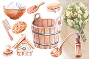 Bath and sauna accessories, a Decorative Illustration by SvetLana (Thumbnail 3 of 15)