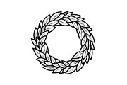 Leaf Laurel Wreath Frame Bundle, an Illustration by Gaye Art (Thumbnail 11 of 51)