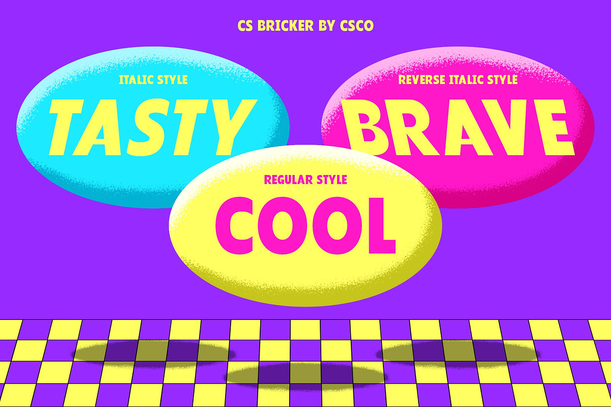 CS Bricker – Bold Font, a Sans Serif Font by Craft Supply Co. (Photo 2 of 8)