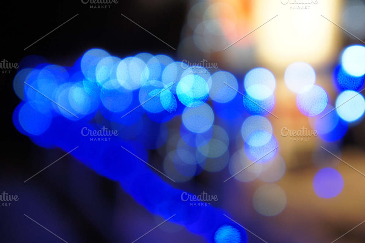 Blue Lights Photo Pack, a Templates & Theme by Graphic Wray (Photo 2 of 5)