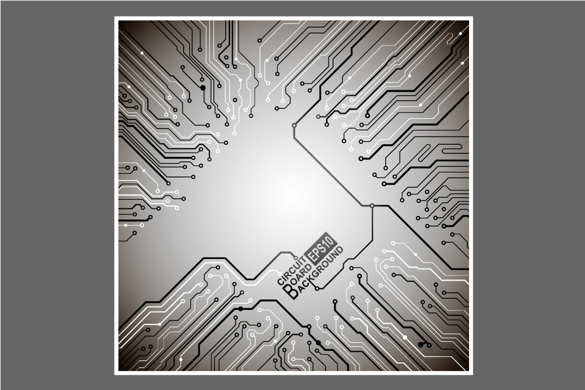 -50% Circuit boards backgrounds set, a Background Graphic by frost_newt (Photo 6 of 11)