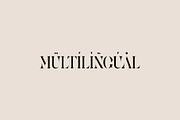 Tugen ligature serif typeface, a Serif Font by yaqublekker (Thumbnail 8 of 9)