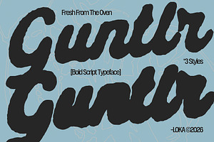 Guntlr – Rough Handwritten Script