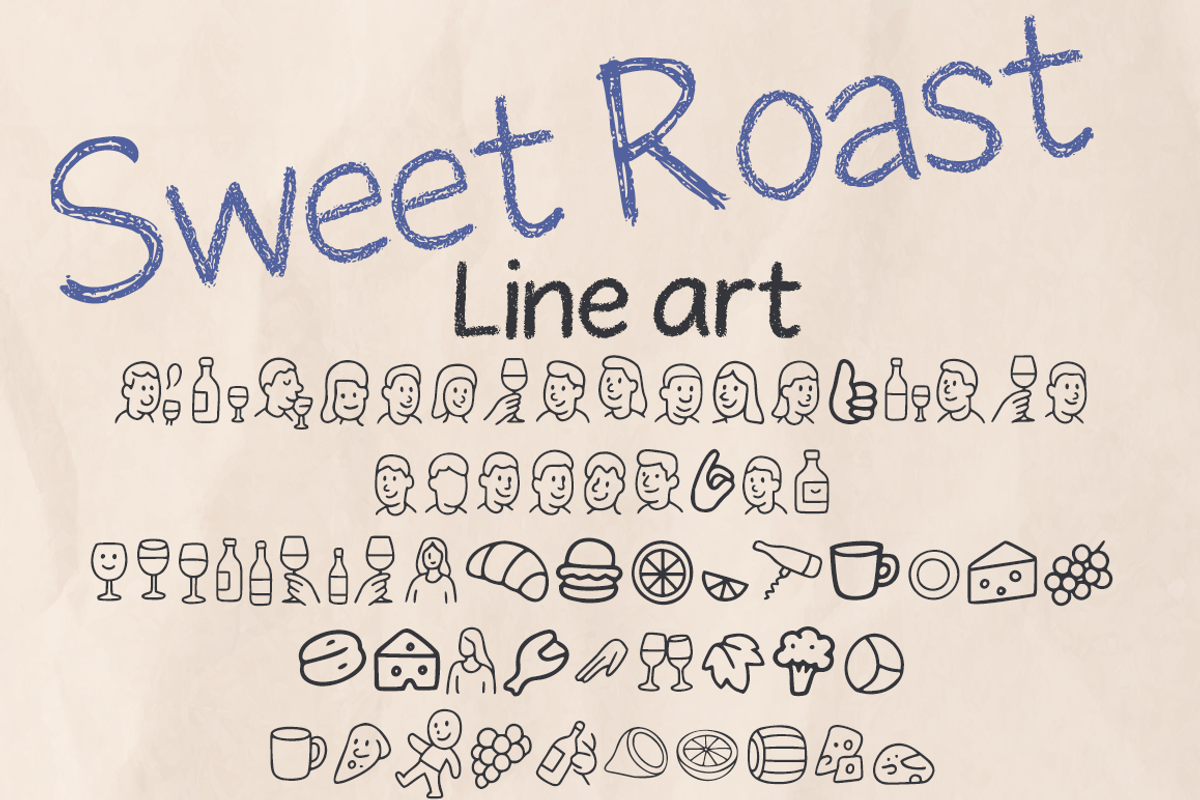 Sweet Roast Playful Handwritten Font, a Handwritten Font by cocodesign (Photo 8 of 8)
