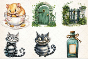 Vintage Alice in Wonderland Clipart, an Illustration by Rose Art (Thumbnail 3 of 7)