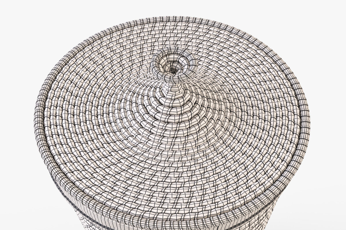 Laundry Basket IKEA Asunden, an Object 3D Model by Markelos (Photo 11 of 12)