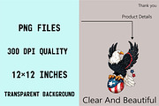 4th of July Eagle Patriotic Clipart, an Illustration by SVGArt (Thumbnail 7 of 9)