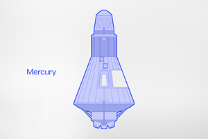 Mercury Spacecraft Vector