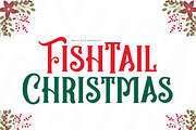 Fishtail Christmas, a Handwritten Font by Mini_World (Thumbnail 1 of 7)