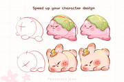 Animal Body Base Procreate Stamps, a Brush Add-On by ProcreateiBox (Thumbnail 3 of 5)
