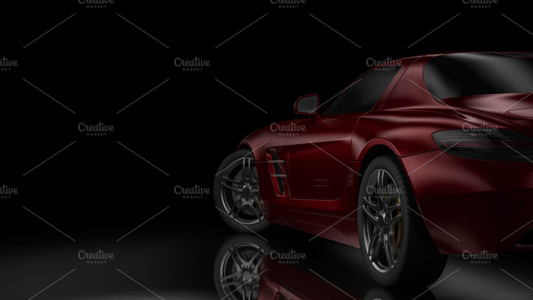 Dark background with car silhouette stock photo containing car and background, a Transportation Photo by Pozitivo