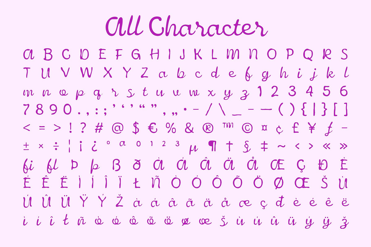 CS Renita Drawn, a Script Font by Craft Supply Co. (Photo 8 of 8)