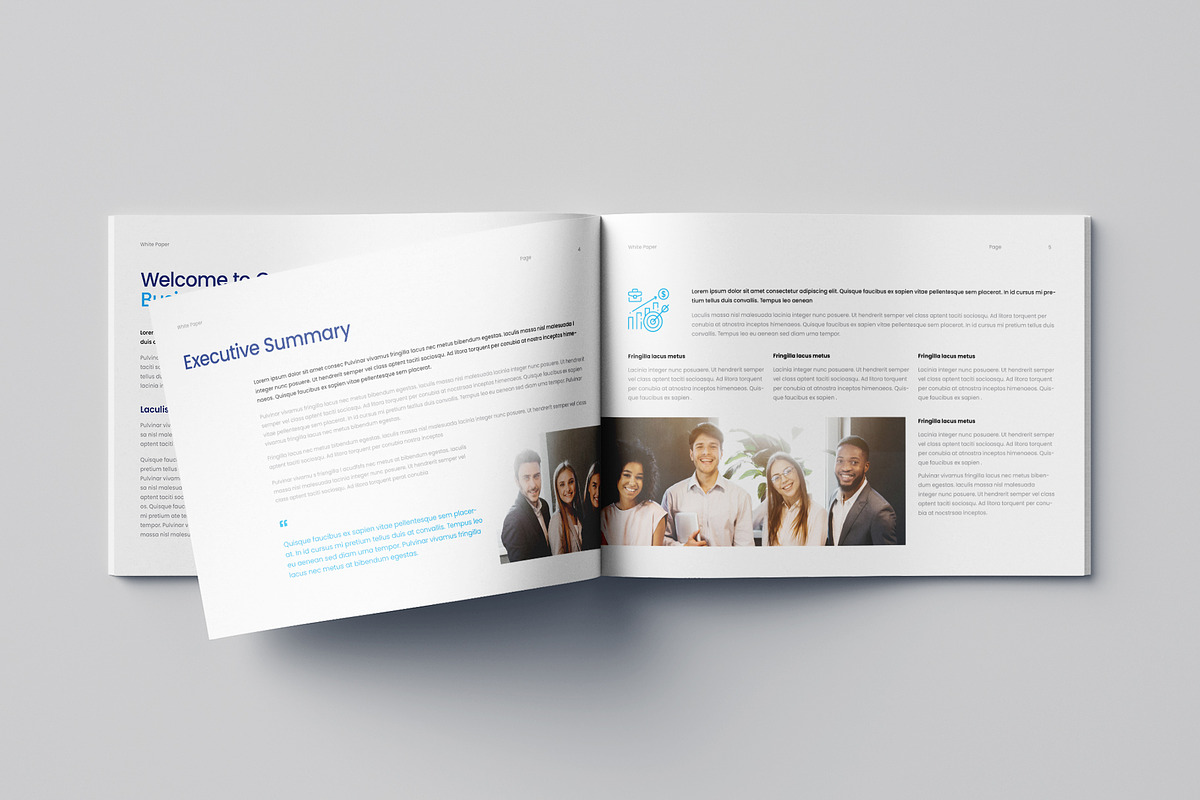 White Paper Template | Canva, a Brochure Template by HiveArts (Photo 3 of 9)