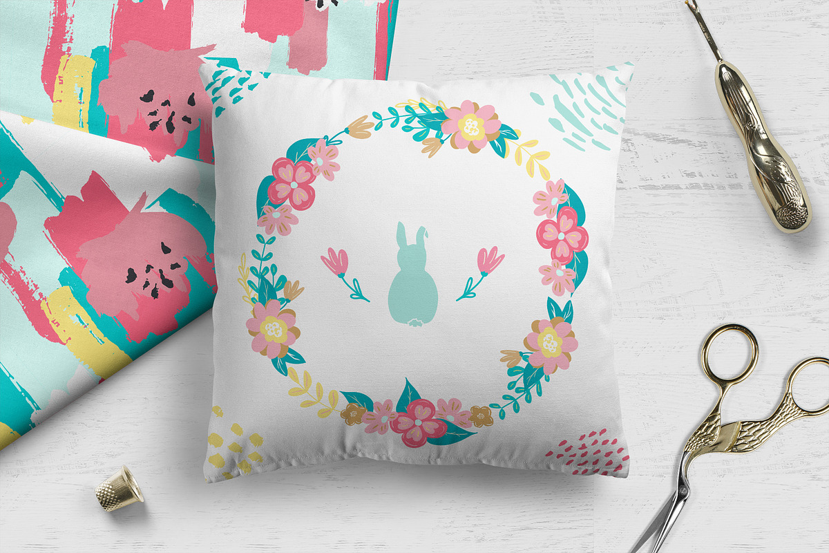 Happy Easter DIY creative kit, a Decorative Illustration by Cozy pattern shop (Photo 11 of 13)