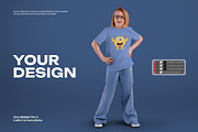 4 Mockups of a Children's T-shirt, a Shirt Mockup by Grow Design Craft Studio (Thumbnail 4 of 7)